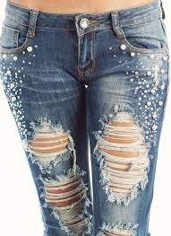 Hot girls latest design Distressed jeans jacket